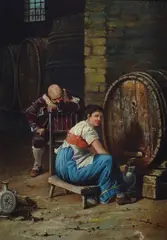 Giuseppe Garinei, Tra le botti, 1892
