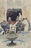 Cesare Biseo, Ricevimento degli Ebrei presso l'ambasciatore in Marocco