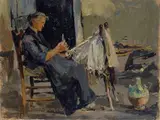 Michele de Simone, Vecchia al telaio