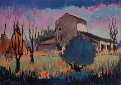 Voltolino Fontani, Paesaggio, 1957