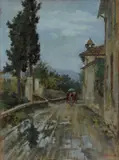Giuseppe Comparini, Strada con carro