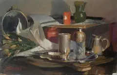 Natura morta con oggetti by Marcello Muccini, offered Feb 2016