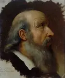 Giuseppe Sabatelli, Profilo di uomo con barba