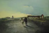 Ferruccio Rontini, Gregge sulla strada, 1938
