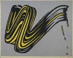 Brushstroke by Roy Lichtenstein, 1965, offered Dec 2015