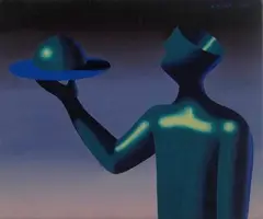 Service (Twilight) by Mark Kostabi, 1994, offered Dec 2015