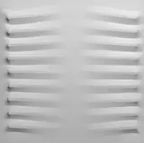 Bianco by Agostino Bonalumi, 1977, offered Dec 2015