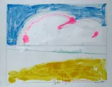 Paesaggio anemico by Mario Schifano, 1974, offered Jul 2015