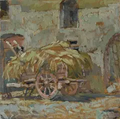 Il carro del fieno by Virgilio Carmignani, offered Jul 2015
