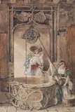 Al pozzo by Louis Marie Félix Laurent-Atthalin, 1850, offered Jul 2015