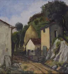 Case e pagliaio by Alberto Caligiani, 1938, offered Jul 2015