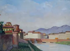 L'Arno alla fortezza by Ferruccio Pizzanelli, offered Jul 2015