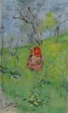 Emilio Vasarri, Bambini nel campo, 1883