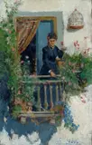 Stefano Novo, Ragazza al balcone