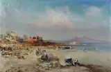 Robert Alott, Veduta di Napoli da Mergellina