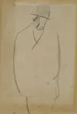 Studio by Lorenzo Viani, pencil on paper, offered Jul 2015