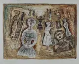 Massimo Campigli, Senza titolo, 1956