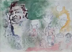 Composizione by Mino Maccari, offered Jul 2015