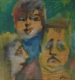 Tre volti by Mino Maccari, offered Jul 2015