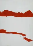 Giò Pomodoro, Senza titolo (strisce rosse)