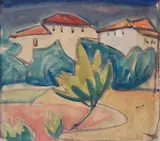 Guido Ferroni, Paesaggio toscano