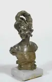 Georges Van der Straeten, Busto di donna con cappello piumato
