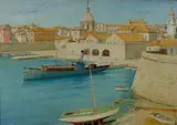 Giovanni March, Veduta del porto di Dubrovnik