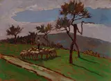Pastori con gregge by Giovanni Lomi, offered Jul 2015