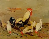 Gallo e galline by Giovanni Lomi, offered Jul 2015