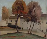 Guido Ferroni, Case con alberi