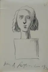 Testa by Pericle Fazzini, 1932, offered Jul 2015