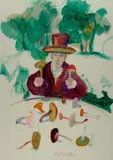 Cercatore di funghi by Antonio Possenti, offered Jul 2015