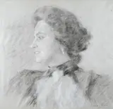 Amelia Almagià Ambron, Profilo di donna, 1900