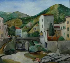 Paesaggio con ponte by Silvio Pucci, offered Jul 2015