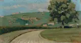 Paesaggio by Luigi Gioli, 1885, offered Jul 2015
