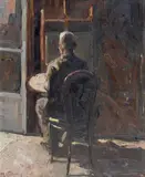 Manlio Ciani, Uomo di spalle alla finestra
