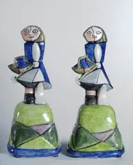 1954 Omaggio a Picasso by Agnese Parronchi, 2014, Coppia di sculture firmate, offered Jul 2015