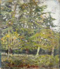 Alberi by Guido Borgianni, 1942, offered Jul 2015