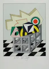 Piccolo gioco by Lucio Del Pezzo, offered Jul 2015