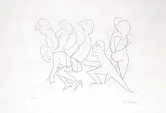 Figure by Mino Maccari, offered Jul 2015