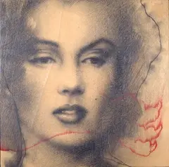 Un graffio per Marilyn by Omar Galliani, offered May 2015