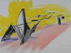 Gedankenfluss by Caspar Henselmann, 1997, offered May 2015