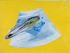 Satellite by Caspar Henselmann, 1995, offered May 2015