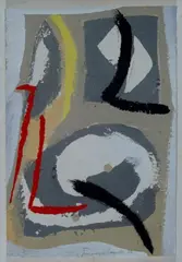 Senza titolo by Tommaso Cascella, 1987, offered May 2015