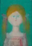 Bambina by Antonio Bueno, oil on paper riportata on faesite, offered May 2015