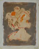 Fiori by Carlo Quaglia, oil on paper riportata on canvas, offered May 2015