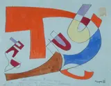 Alberto Magnelli, Composizione