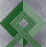 Fernanda Fedi, Struttura verde/argento, 1972, Sul verso: firma