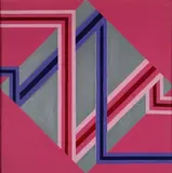 Fernanda Fedi, Ritmo fucsia-argento, 1972, Sul verso: firma
