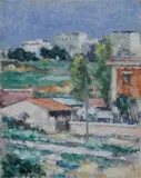 Ardengo Soffici, Paesaggio fuori Porta S. Paolo